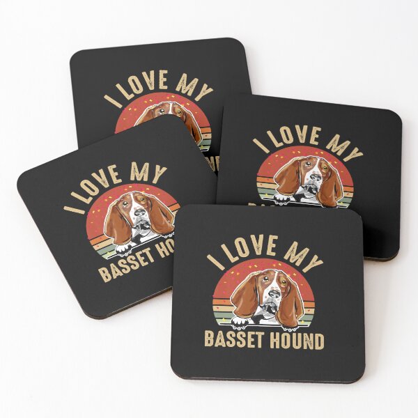 Artikelvorschau, ICH LIEBE MEINEN BASSET HOUND HOUND DOG entworfen und verkauft von sobriowslen.