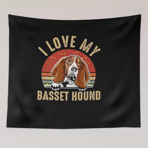 Item preview, I LOVE MY BASSET HOUND HOUND DOG designed and sold by sobriowslen.