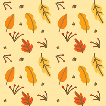 Artwork thumbnail, Leaf fall pattern by RandiMullins