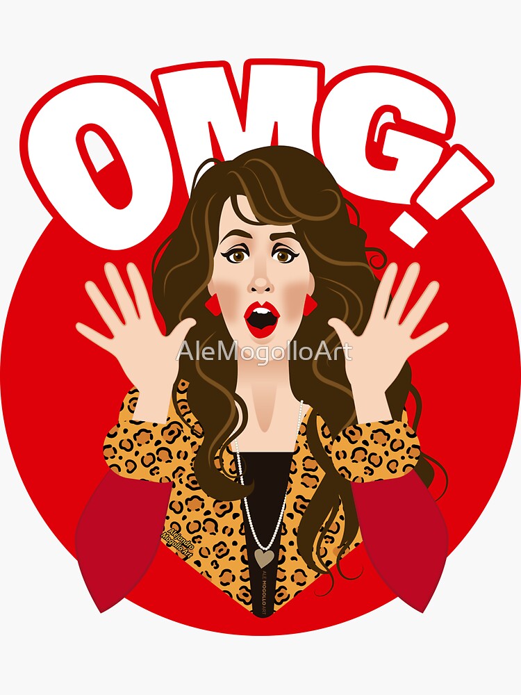 OMG Sticker For Sale By AleMogolloArt Redbubble