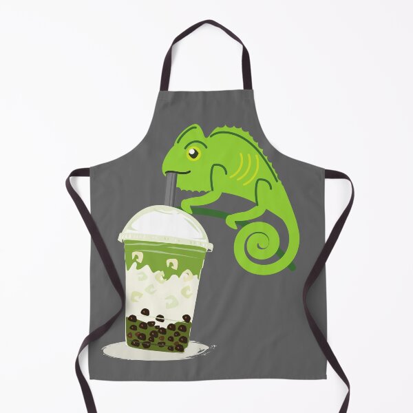 Item preview, Boba Drinking Lizard designed and sold by tmdaliggr.