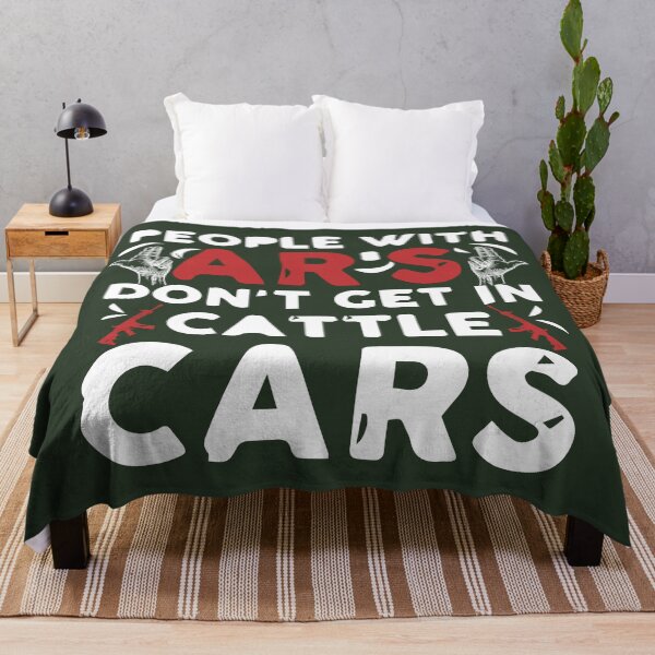 Item preview, " People With Ar's Don't Get In Cattle Cars" designed and sold by adarth.