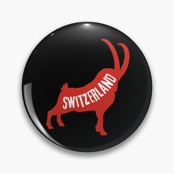 Item preview, Alpine ibex Switzerland Schweiz designed and sold by Swissstore.