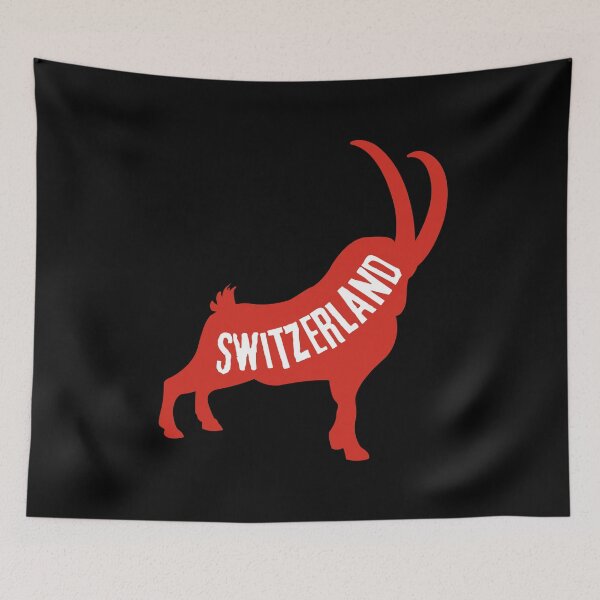 Item preview, Alpine ibex Switzerland Schweiz designed and sold by Swissstore.