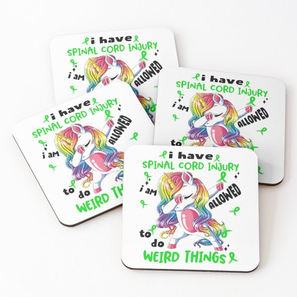 Item preview, Spinal Cord Injury Awareness Funny I have Spinal Cord Injury i'm allowed to do Weird Things! designed and sold by JanetShop809.