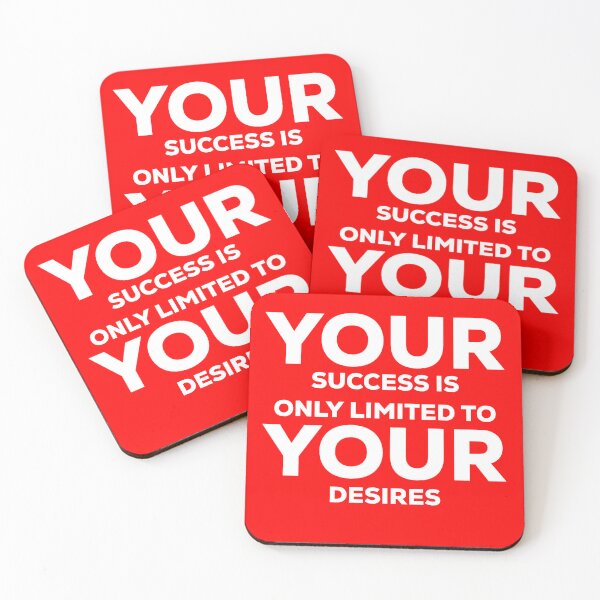 Item preview, Copy of Copy of Your Succes Is Only Limites By Your Desire motivational quote red designed and sold by blueprint198686.