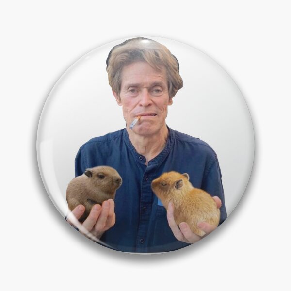 Item preview, Swag Man Holding Capybara Babies designed and sold by Typical-Turd.