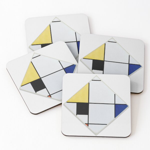 Item preview, Lozenge Composition with Yellow, Black, Blue, Red, and Gray (1921) Piet Mondrian (Dutch, 1872 - 1944) designed and sold by TeeARTHY.
