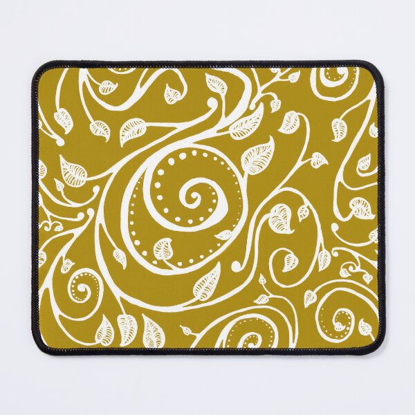 Item preview, Vines in Yellow designed and sold by Delilah Espinosa.