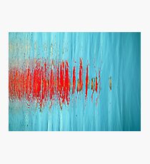 Slash of Red Photographic Print