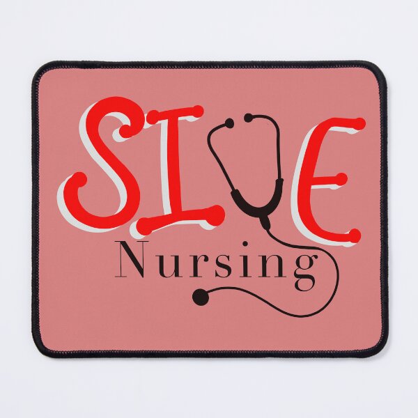 Item preview, SIUE Nursing with stethoscope design designed and sold by MaryaMeerkat.