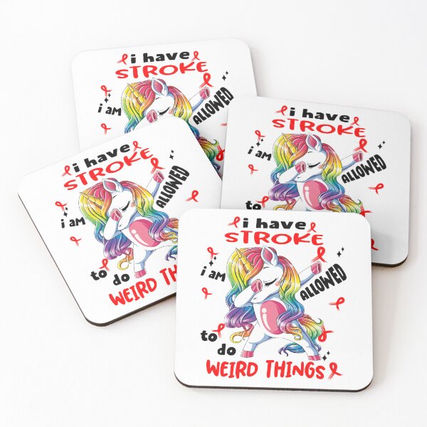Item preview, Stroke Awareness Funny I have Stroke i'm allowed to do Weird Things! designed and sold by JanetShop809.