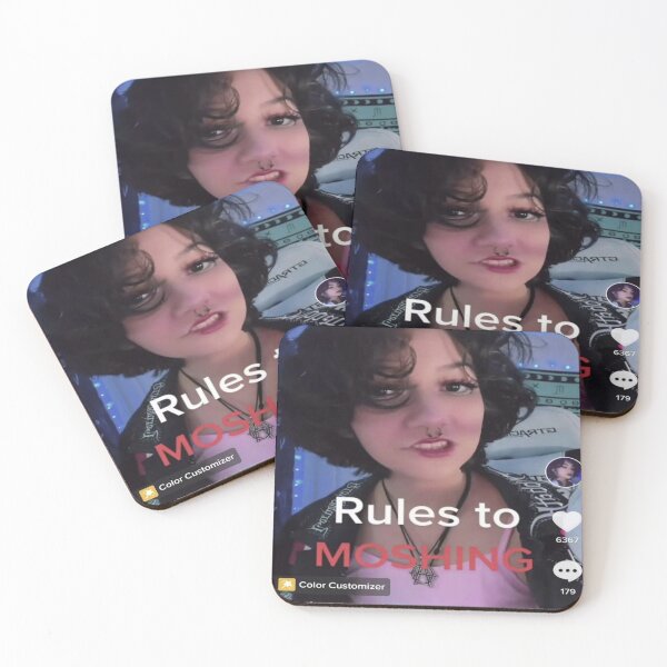 Item preview, RULES TO MOSHING designed and sold by poopcar.