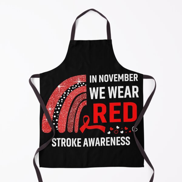 Artikelvorschau, Regenbogen im November tragen wir Red Stroke Awareness entworfen und verkauft von Mnrshirley.
