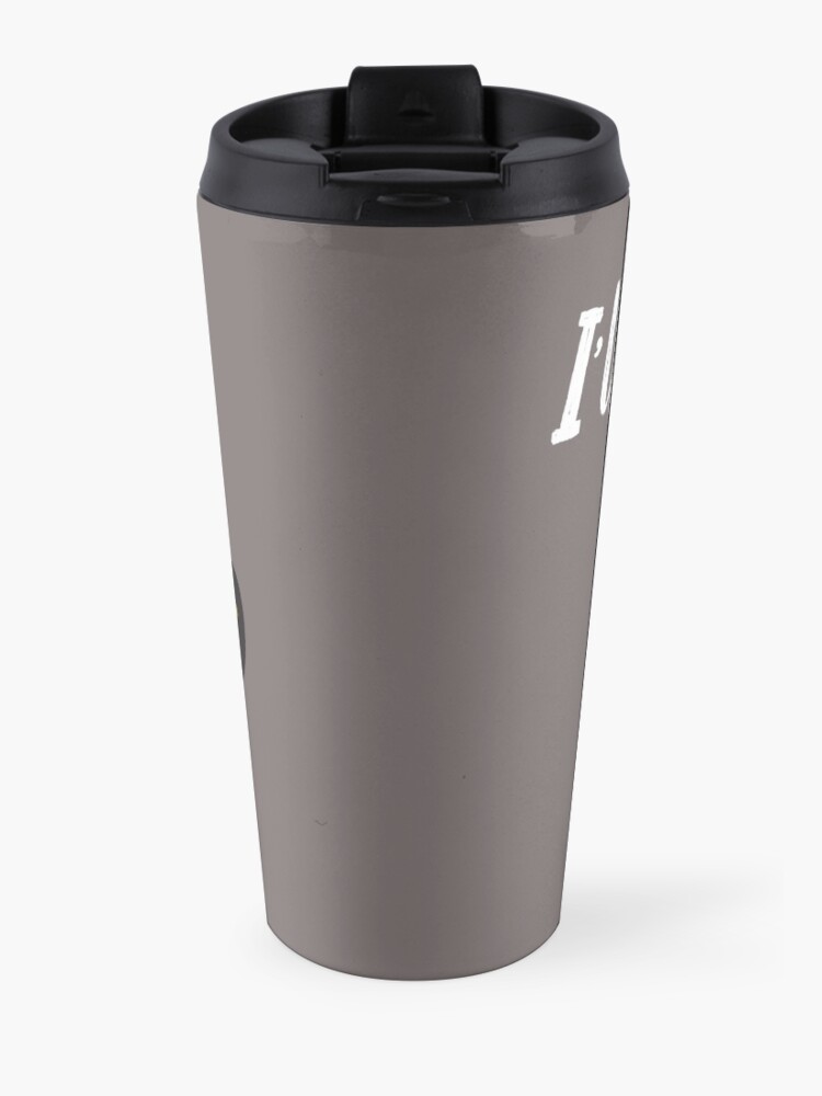 Alternate view of I'll go with my gut. Travel Mug