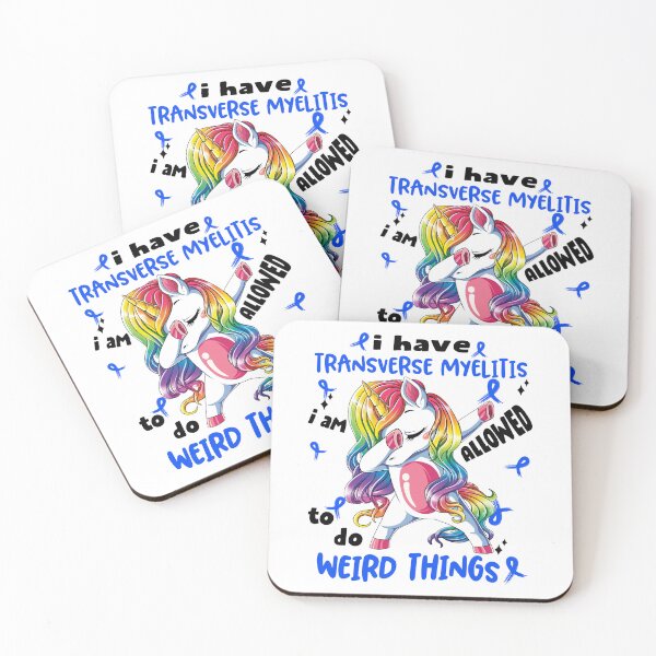 Item preview, Transverse Myelitis Awareness Funny I have Transverse Myelitis i'm allowed to do Weird Things! designed and sold by JanetShop809.