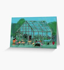 The greenhouse Greeting Card