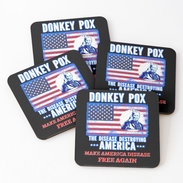 Item preview, Donkey Pox Make America Disease Free Again designed and sold by WoodburyLake.
