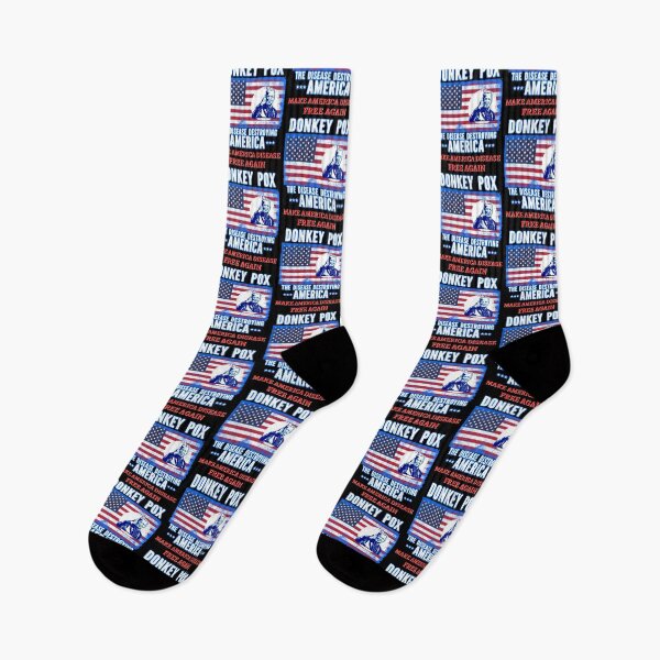 Item preview, Donkey Pox Make America Disease Free Again designed and sold by WoodburyLake.