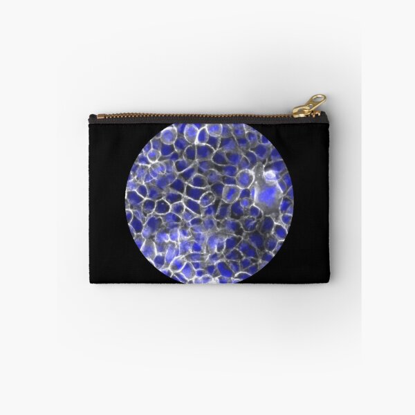 Item preview, Membranes and nuclei - blue and silver designed and sold by ArtByScience.
