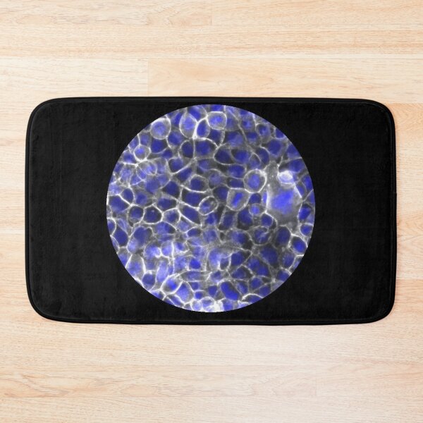 Item preview, Membranes and nuclei - blue and silver designed and sold by ArtByScience.