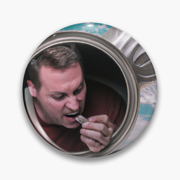 Item preview, Man Discovering Life Inside a Can designed and sold by looloobug01.