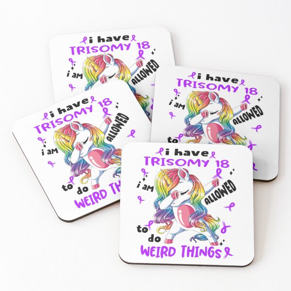 Item preview, Trisomy 18 Awareness Funny I have Trisomy 18 i'm allowed to do Weird Things! designed and sold by JanetShop809.