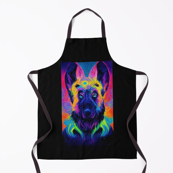 Item preview, Psychedelic German Shepherd Dog designed and sold by ResistNormality.