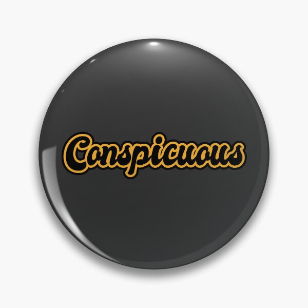 Item preview, Conspicuous - Yellow, Black designed and sold by Chubuter.