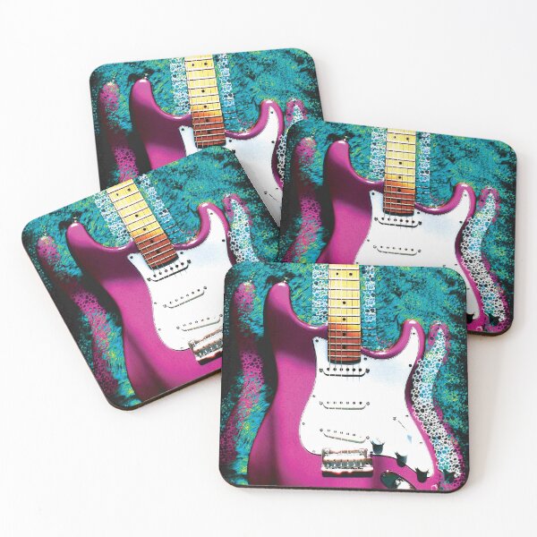 Item preview, Electric Guitar Foaming Pink designed and sold by QuarterMoon.