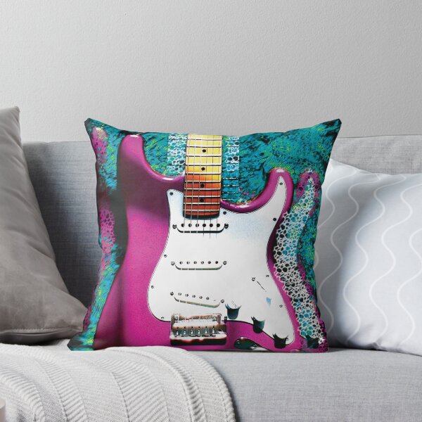 Item preview, Electric Guitar Foaming Pink designed and sold by QuarterMoon.
