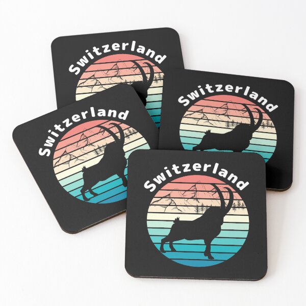 Item preview, Switzerland Alpine ibex Schweiz the Alps designed and sold by Swissstore.