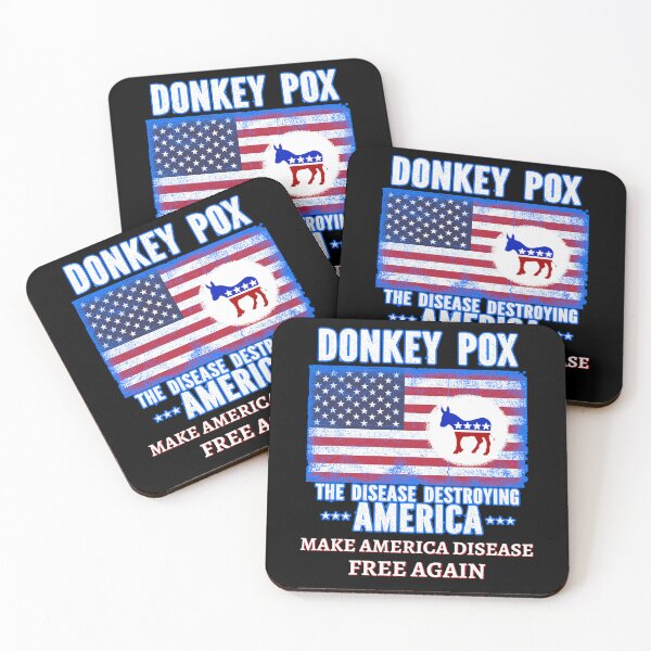 Item preview, Donkey Pox Make America Disease Free Again designed and sold by WoodburyLake.
