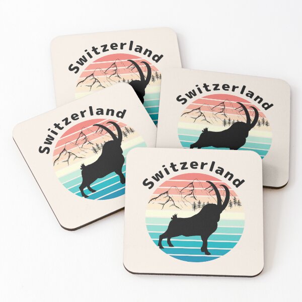 Item preview, Switzerland Alpine ibex Schweiz the Alps designed and sold by Swissstore.