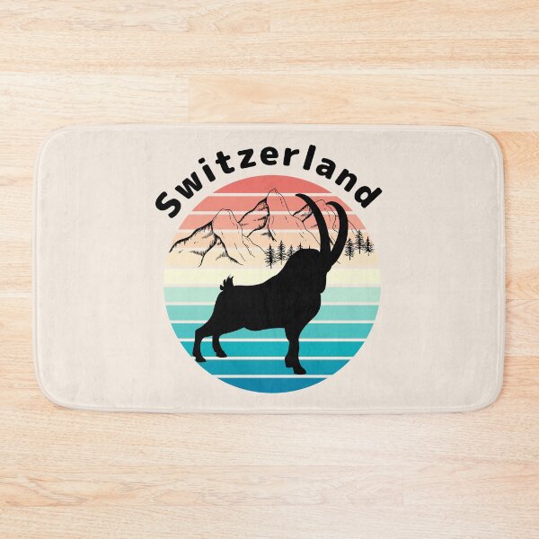 Item preview, Switzerland Alpine ibex Schweiz the Alps designed and sold by Swissstore.