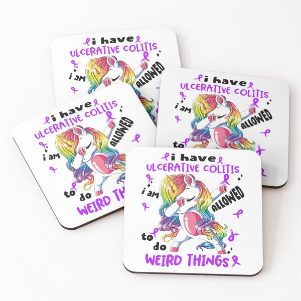 Item preview, Ulcerative Colitis Awareness Funny I have Ulcerative Colitis i'm allowed to do Weird Things! designed and sold by JanetShop809.