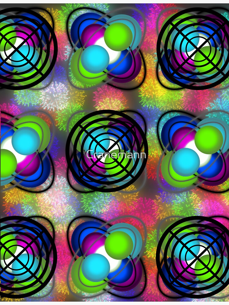 "Colorful Radiation" Sticker for Sale by Cranemann Redbubble