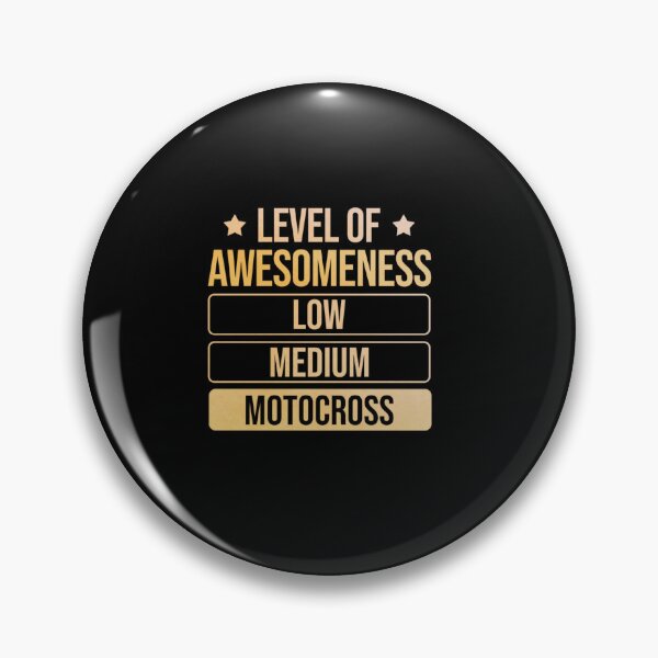 Item preview, LEVEL OF AWESOMENESS MOTOCROSS designed and sold by sobriowslen.