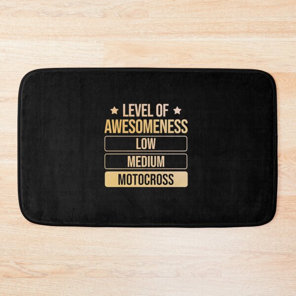 Item preview, LEVEL OF AWESOMENESS MOTOCROSS designed and sold by sobriowslen.