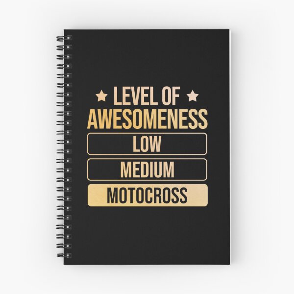 Item preview, LEVEL OF AWESOMENESS MOTOCROSS designed and sold by sobriowslen.