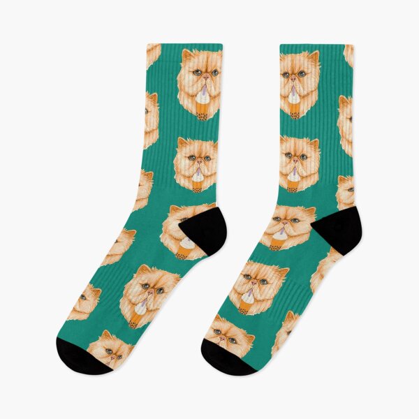 Item preview, Boba Drinking Orange Cat designed and sold by tmdaliggr.