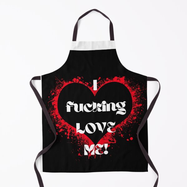 Item preview, I f*cking love me! - black background designed and sold by TheMajesTee.