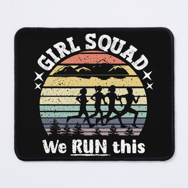 Item preview, Girl Squad We Run This Vintage Sunset Girl Power Squad - Black designed and sold by PearlMoonGrapes.