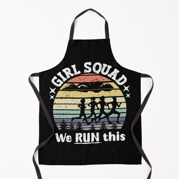 Item preview, Girl Squad We Run This Vintage Sunset Girl Power Squad - Black designed and sold by PearlMoonGrapes.