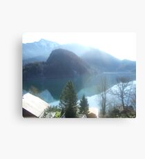 View of Lake Wofgangsee - St Gilgen Austria Canvas Print