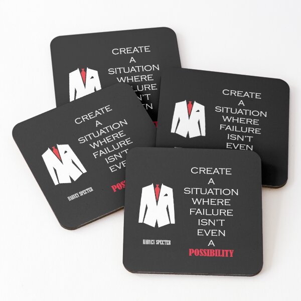 Artikelvorschau, create a situation where failure isn't even a possibility, suits, quotes by Harvey specter  entworfen und verkauft von Gym Gorilla designs.