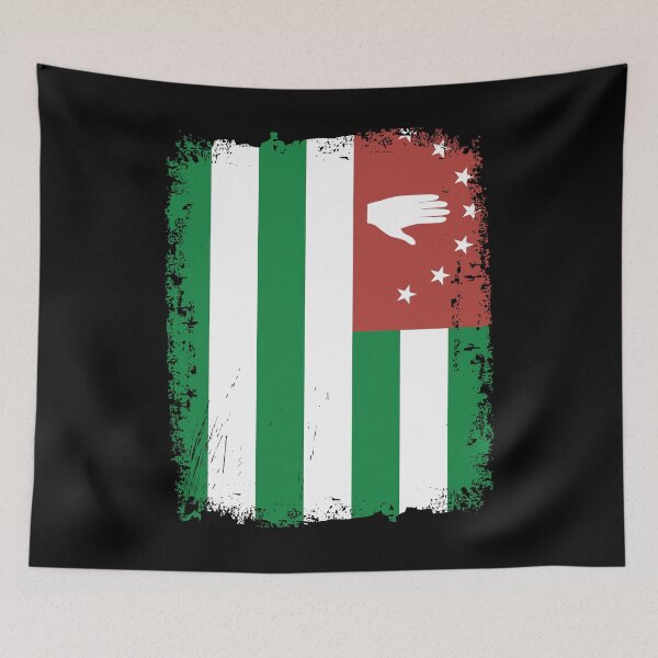 Item preview, Abkhazia Flag Disstressed designed and sold by rafaeltto.