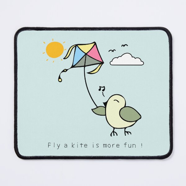 Item preview, Fly a kite is more fun ! designed and sold by wordspotrayal.