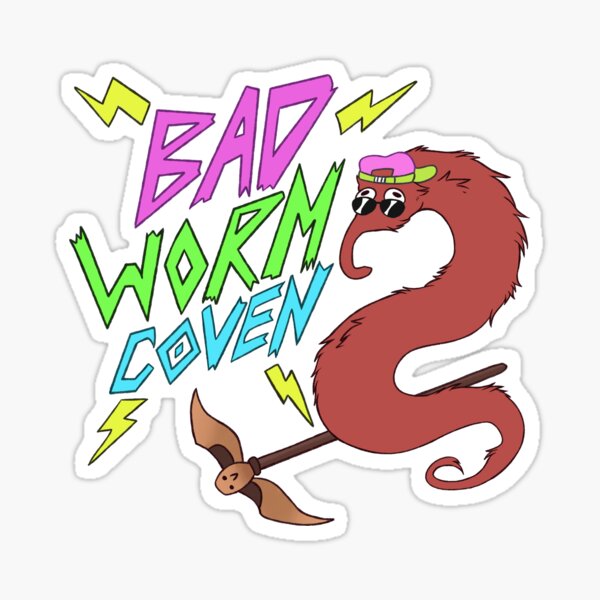 Bad Worm Coven Sticker