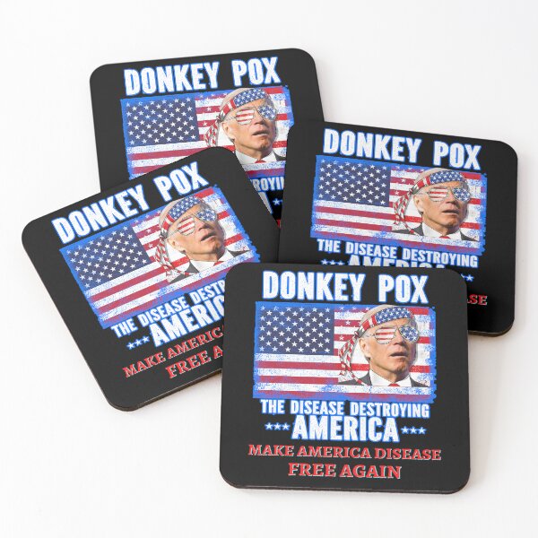 Item preview, Copy of Donkey Pox Make America Disease Free Again designed and sold by WoodburyLake.